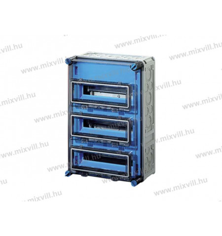 Hensel-MI71333-kismegszakito-szekreny-atlatszo-fedellel-36-modulos