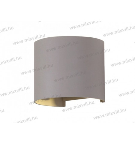 V-Tac_VT-7092_IP65_LED_6W_lampatest_oldalfali_kulteri_szurke