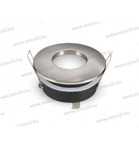 V-TaC_3614_SPOT_fix_beepitheto_lampa_keret_kerek_szatén, krom_IP54_kültéri_led_allmennyezet