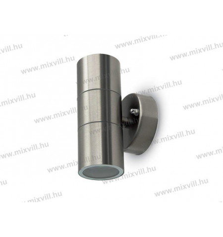 V-Tac_led_VT-7500_7501_2xGU10_kulteri_lampatest_oldalfali_ezust_inox
