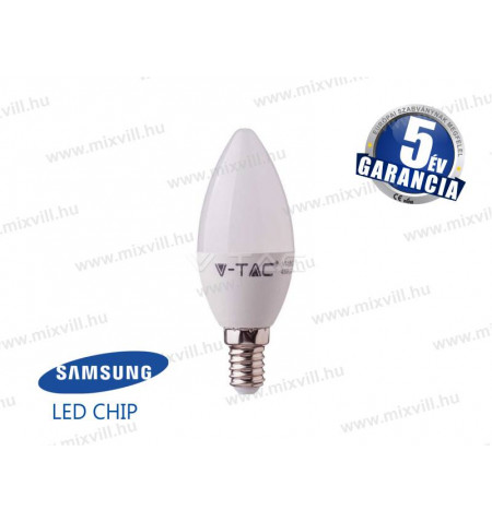 V-TAC_VT-173_LED_lampa_E14_gyertya_5,5W_6400K_470lm