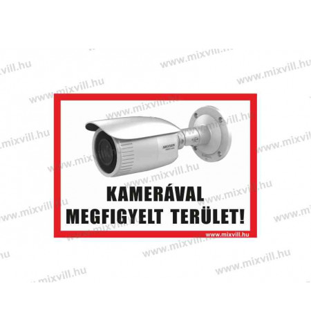 Kameraval_megfigyelt_terulet_tabla_A5