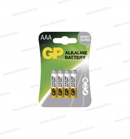 GP-Alkaline-LR03-1.5V-ceruza-elem-AAA-BL4-4db-BA1311