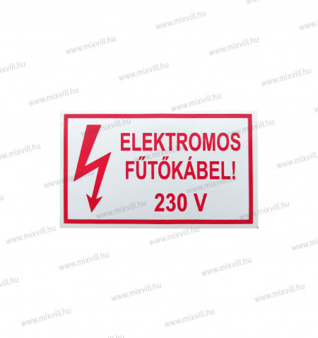 Matrica_Elektromos_futokabel_piros