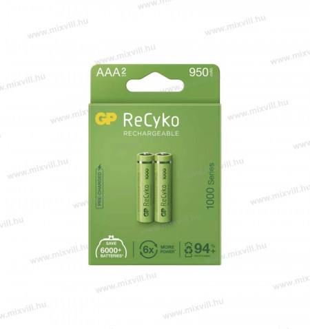 ceruza_elem_akkumulator_GP_RECYKO_AAA_HR03_950mAh_B2111