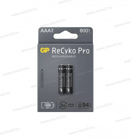 GP-RECYKO-PRO-Professional-mikro-ceruza-elem-AAA-HR03-akkumulator-800mAh-B2218
