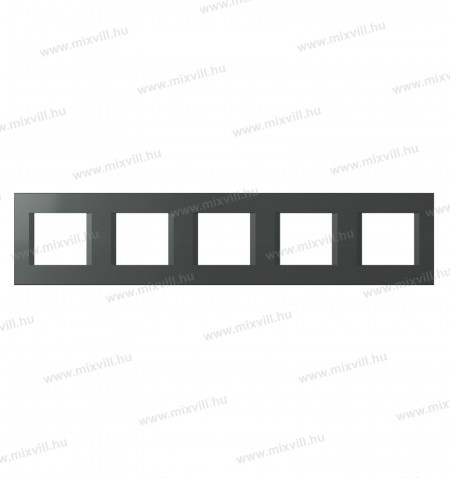 Modul-line-ol29at-5x2-modulos-antracit-diszitokeret-5-os-keret-kapcsolo-konektor