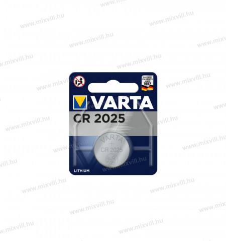 Varta-CR2025-lithium-gomb-elem-3V-fotoelem-szamologepelem