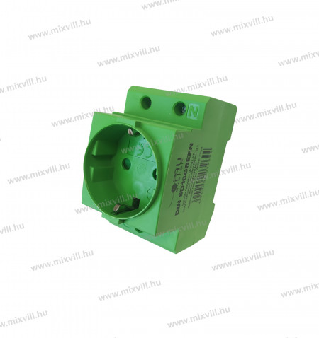 sinre_szerelheto_dugalj_schuko_piros-SD16_omu_system_din_sines_dugalj