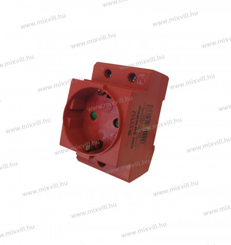 sinre_szerelheto_dugalj_schuko_zold-SD16_omu_system_din_sines_dugalj