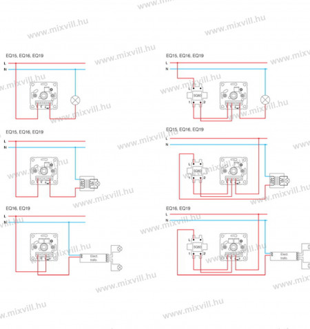 LOGIQ-valtodimmer-fenyeroszabalyzo-forgo-dimmer-LED-100W-feher-15047-EQ19PWXO-bekotese