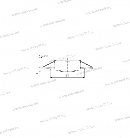 Kanlux-NAVI-ctx-dt10-w-feher-spot-lampatest-keret-mr16