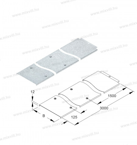 Niedax-RDV100-csatornafedel-retesszel-100x3000mm