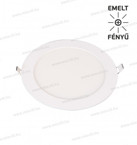 OMU-Lighting-22-KPks-12W-3000k-4000k-6500K-LED-panel-kerek-sullyesztett-emelt-fenyu