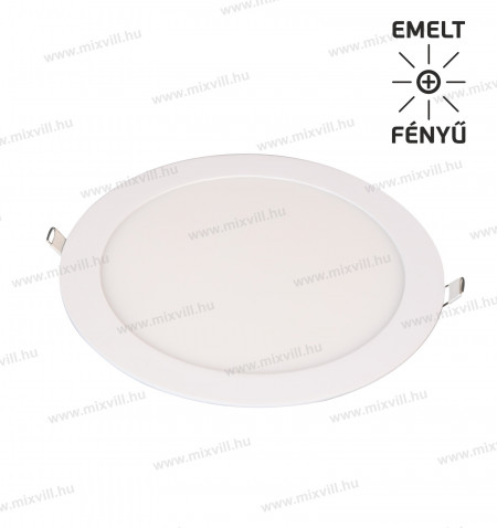 OMU-Lighting-22-KPks-18W-3000k-4000k-6500K-LED-panel-kerek-sullyesztett-emelt-fenyu