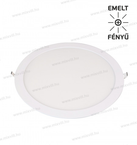 OMU-Lighting-22-KPks-24W-6500K-LED-panel-kerek-sullyesztetti-2500lm-300mm-emelt-fenyu