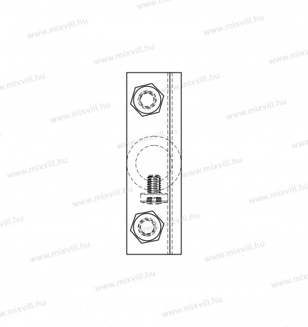 MGS-0602-Csatlakozokapocs-20mm-gerenda-16mm-felfogohoz-koracel-villamvedelmi