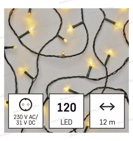 D4AW03-Led-Karacsonyi-fenyfuzer-izzosor-120-led-12m-sargas-meleg-feherkulteri-IP44-3,6W-idozito-230V