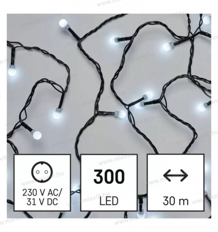 D5AC04-Led-Karacsonyi-fenyfuzer-golyok-300-led-30m_hideg-feher-idozitovel-IP44-6w-230V