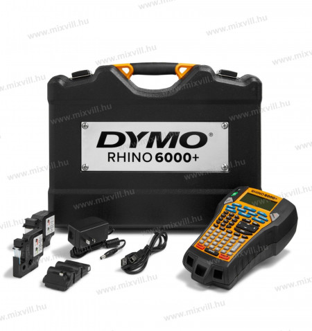 DYMO-Rhino-6000+-cimkenyomtato-feliratozogep-keszlet-akkumulator-halozati-adapter-USB-kabel-taska-21