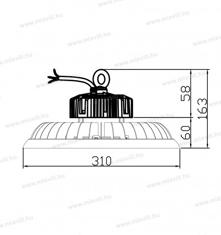 led-csarnokvilagito-200w-omu-lighting-dimmelheto-34000-lm-lumen-4000K-meret