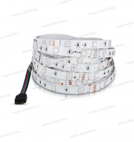 V-TAC-SKU-212124-RGB-Led-szalag-IP20-5050-30-led-m-12VDC-szines-10mm