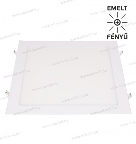 OMU-Lighting-22-KPss-24W-6500K-LED-panel-szogletes-sullyesztetti-2500lm-300mm-emelt-fenyu