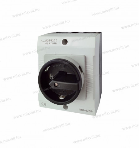 OMU-system-MX-425P-tokozott-4-polus-ipari-forgocsapos-atkapcsolo-25A