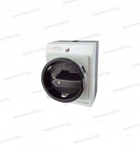 OMU-system-MX-420P-tokozott-4-polus-ipari-forgocsapos-kapcsolo-20A