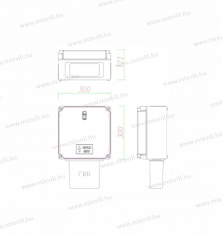 Csatari-Plast-PVT-3030-FO50-CS-Kabelfogado-szekreny-csoportos-merohely-600x300x171mm