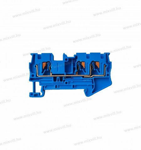 3-vezetekes-atmeno-sorkapocs-Push-in-din-sin-4mm2-32A-kek-Omu-system-TPI32N-twin