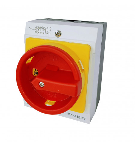 OMU-system-MX-310PY-Tokozott-tuzvedelmi-ipari-kapcsolo-3x10A-IP65-3-polus