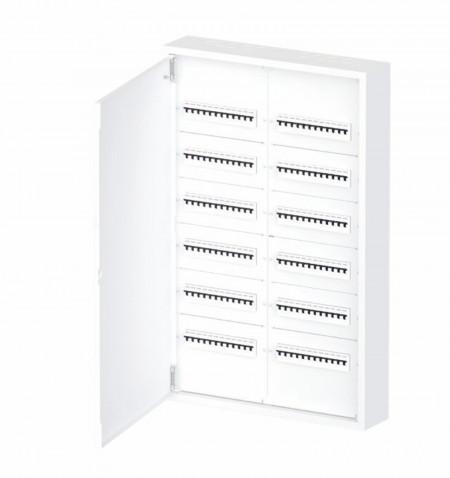 Omu-system-FEF144RBS-144-modul-2x6x18-falon-kivuli-fem-elosztoszekreny-feher-IP30-RAL9003