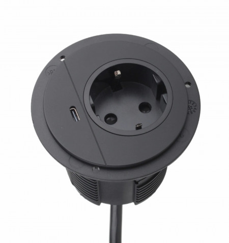 TAB15-1G1U-sullyesztett-dugalj-konnektor-asztal-USB-C-tolto-fekete-butorlap