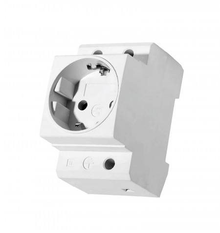 Pollmann-din-sin-szerelheto-dugalj-schucko-szurke-kalap-16A-2+F-6334787-VDE