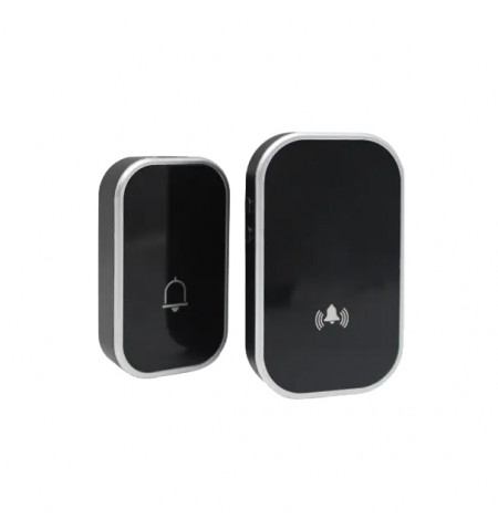 WB12V-1A1VB-Vezetek-nelkuli-csengo-1-ado-elemes-1-vevo-230V-egyseg-fekete