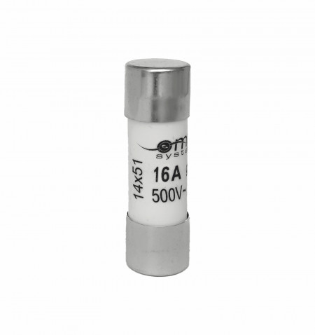 OMU-System-14x51-hengeres-olvadobetet-biztositek-gG-500VAC-16A-EN60269-IEC60269
