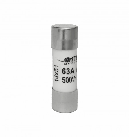 OMU-System-14x51-hengeres-olvadobetet-biztositek-gG-500VAC-63A-EN60269-IEC60269