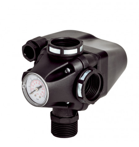 PM-5-3W-nyomaskapcsolo-3-utas-szerelessel-nyomasmerovel-1,1kW-1-5-bar