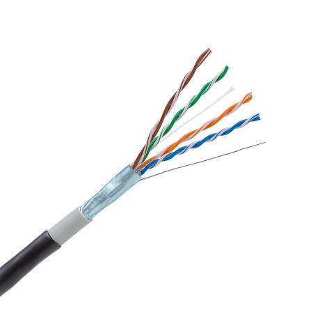 Keline-KE300S24OUT-FTP-kabel-CAT5E-1Gigabit-300MHz-4x2xAWG24-foldbe-kulteri-UV-allo-500m