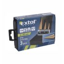 Extol 20090 lépcsős fémfúró klt. 3db 4-12mm/1mm lépcsők,4-20mm/2mm,4-32mm/2mm befogás:10mm max.4mm v