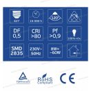 OMU Lighting LED izzó E27 R63 8W 806lm 3000K meleg fehér garancia 3 év