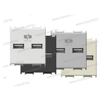 MODUL USB töltő aljzat 5V 1A krém EM65IW(38406)