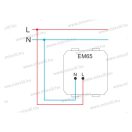 MODUL USB töltő aljzat 5V 1A krém EM65IW(38406)