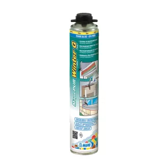   MAPEI Mapepur Winter Foam G Univerzális szerelőhab750ml, hideg időben is, PISZTOLYhab 1670542