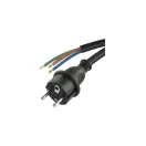 Emos S03430 Flexo gumi 3x2,5mm2 fekete 3m Szerelhető vezeték