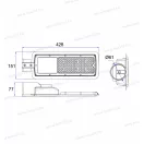 OMU Lighting LED közvilágítási lámpa 100W KV1004000 12000lm 4000K villogásmentes utcalámpa 30000h 3