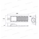 OMU Lighting LED közvilágítási lámpa 150W KV1504000 18000lm 4000K villogásmentes utcalámpa 30000h 3