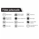 OMU Lighting SOL-LBR-3W-B napelemes, solar LED fali lámpa BRICK 3W, 4000K, fekete