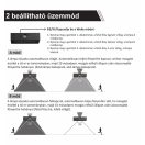 OMU Lighting SOL-LBR-3W-B napelemes, solar LED fali lámpa BRICK 3W, 4000K, fekete